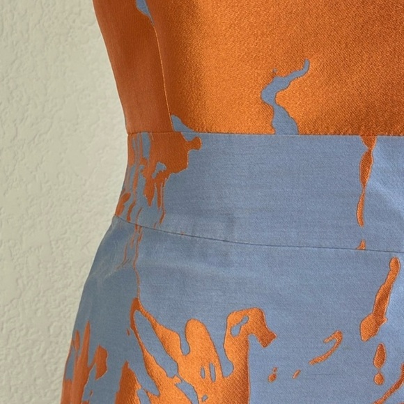 Lafayette 148 Wilkerson Jacquard floral silk. Dress - Picture 4 of 11